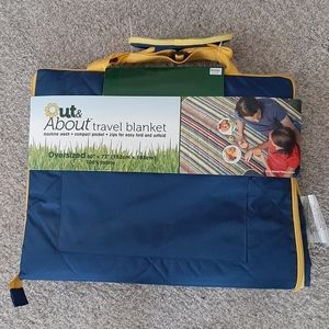 Blanket Fold Zip Carry Washable Fabric 60x72 inches